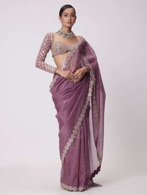 Bollywood Blockbuster Original Mirror Desing Saree