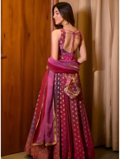 Elegant Anarkali Gown with Modern Touch