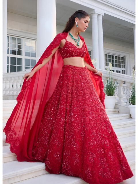 Presenting our Premium Vichitra Silk Lehenga Set