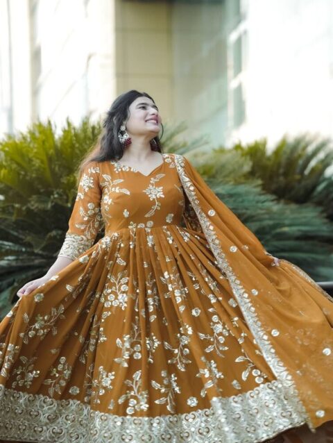 Unveiling the Latest Designer Anarkali Suit l A Perfect Blend of Style and Elegance (2)