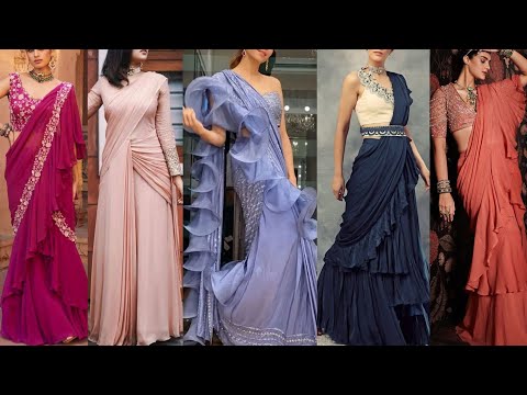 Modern saree styles